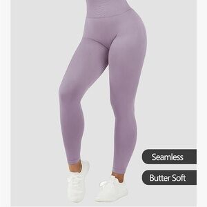 Women's Seamless Soft Lavender Leggings